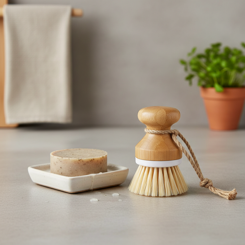 Brosse à vaisselle en bambou